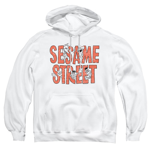 Sesame Street In Letters Pullover Hoodie
