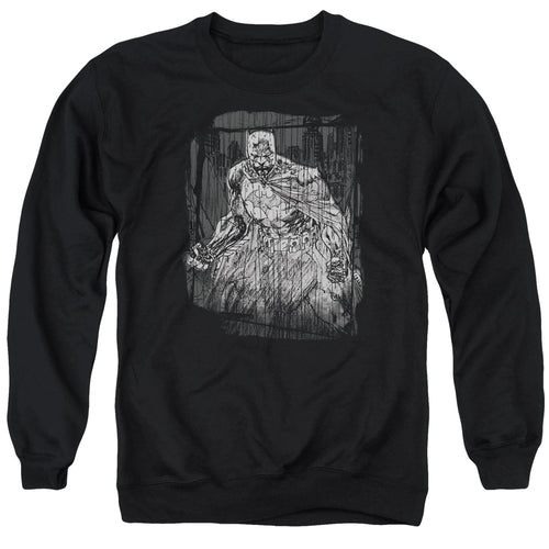 Batman Pencilled Rain Crewneck Sweatshirt