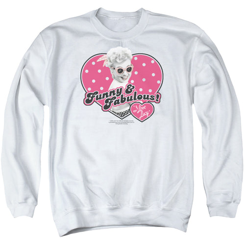 I Love Lucy Funny & Fabulous Crewneck Sweatshirt