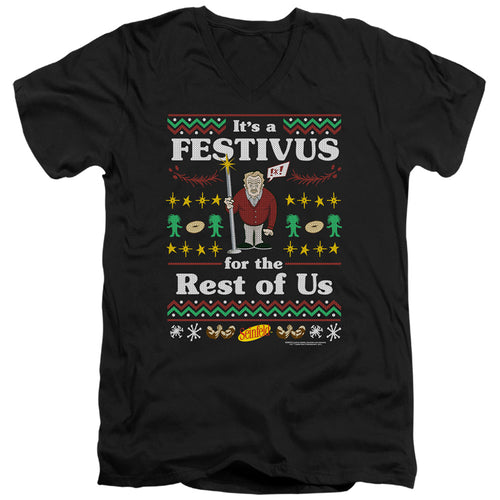 Seinfeld A Festivus for the Rest of Us V-Neck T-Shirt