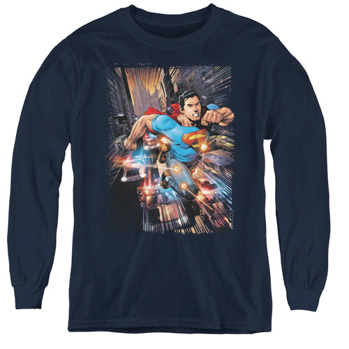 Superman Action Comics #1 Youth Long Sleeve T-Shirt