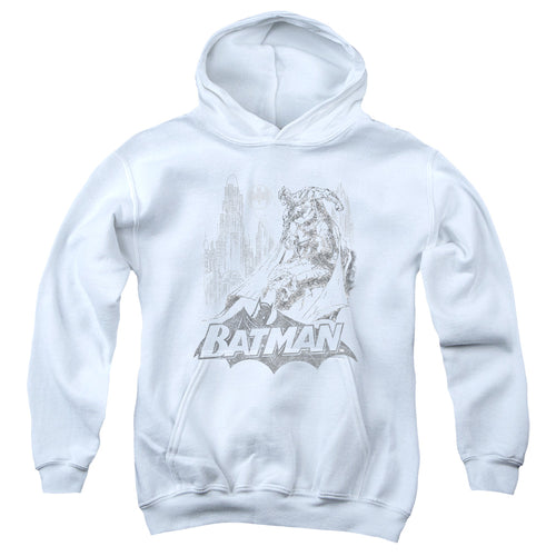 Batman Bat Sketch Youth Hoodie