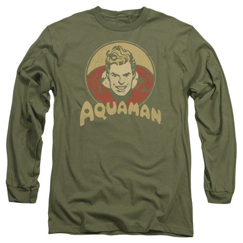 DC Comics Aqua Circle Long Sleeve T-Shirt