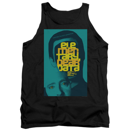 Star Trek Elementary Dear Data Black Tank Top
