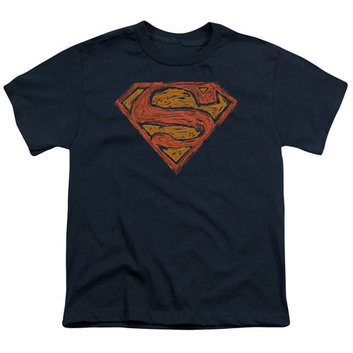 Superman Messy S Youth/Toddler T-Shirt
