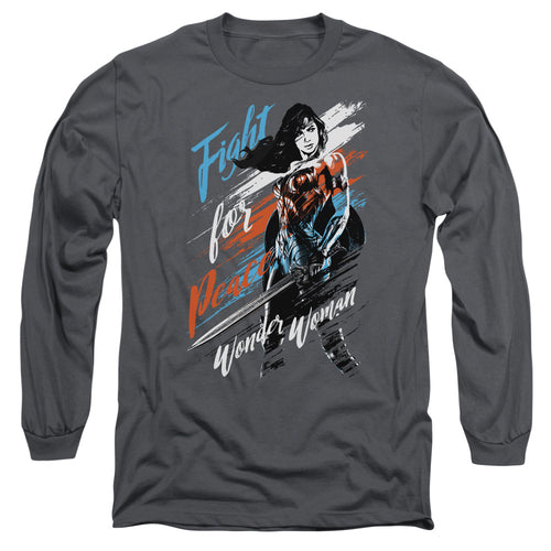 Wonder Woman (2017) Fight for Peace Long Sleeve T-Shirt
