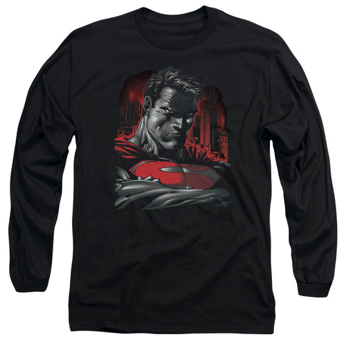 Superman Man of Steel Long Sleeve T-Shirt