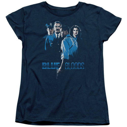 Blue Bloods Blue Inverted Womens T-Shirt