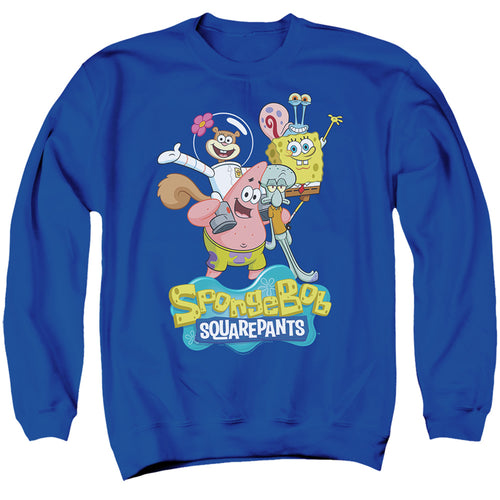 Spongebob Squarepants Group Shot Crewneck Sweatshirt
