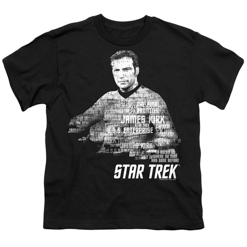 Star Trek Kirk Words Black Youth/Toddler T-Shirt