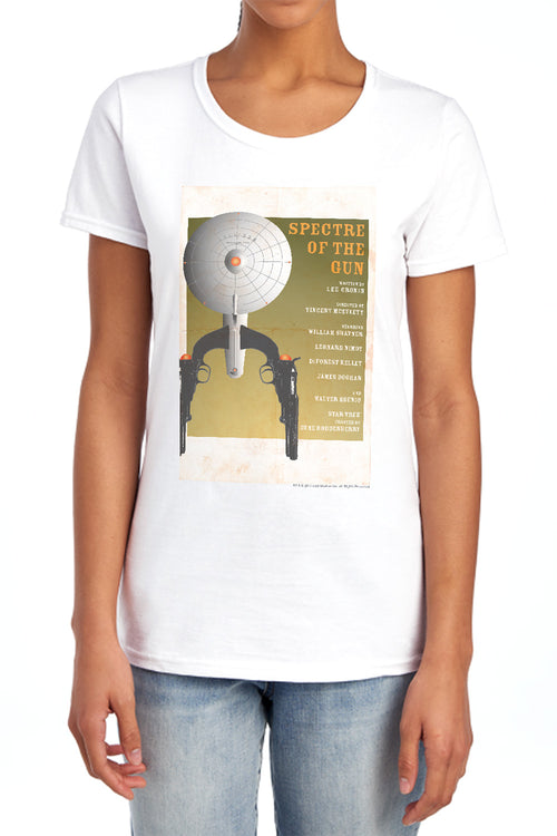 Star Trek Juan Ortiz Spectre of the Gun Womens T-Shirt