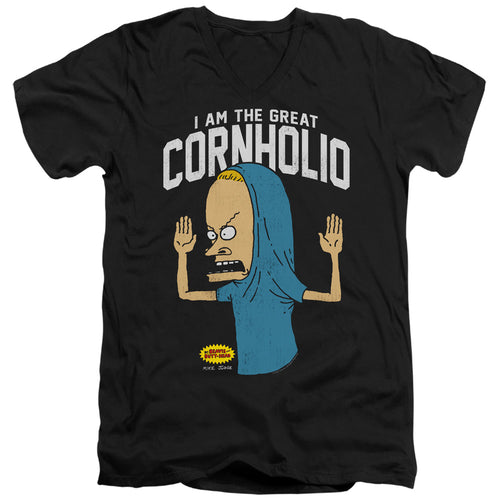 Beavis and Butthead Cornholio V-Neck T-Shirt