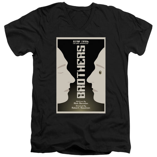 Star Trek Brothers Black V-Neck T-Shirt