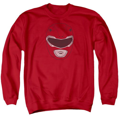 Mighty Morphin Power Rangers Red Ranger Mask Crewneck Sweatshirt