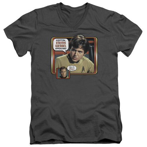 Star Trek Chekov Enemy Wessel V-Neck T-Shirt