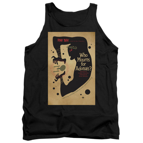 Star Trek Juan Ortiz Who Mourns for Adonais Black Tank Top