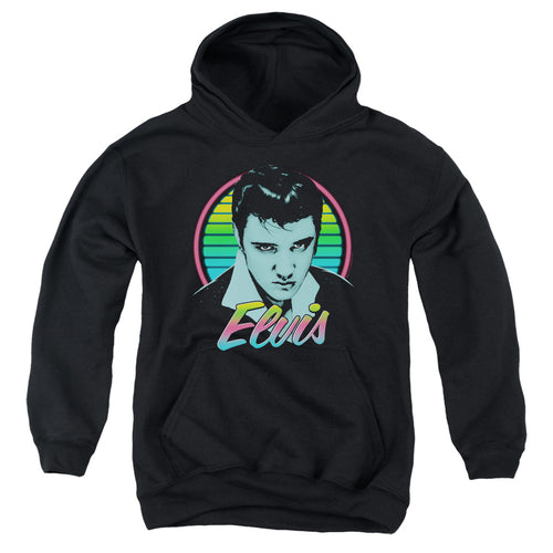Elvis Presley Neon King Youth Hoodie