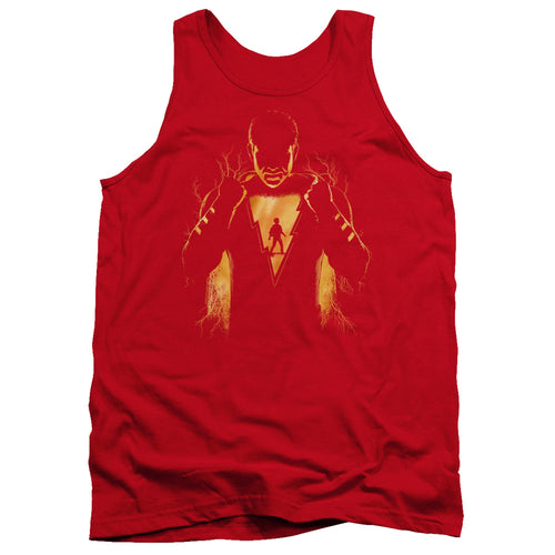 Shazam! What's Inside Red Tank Top