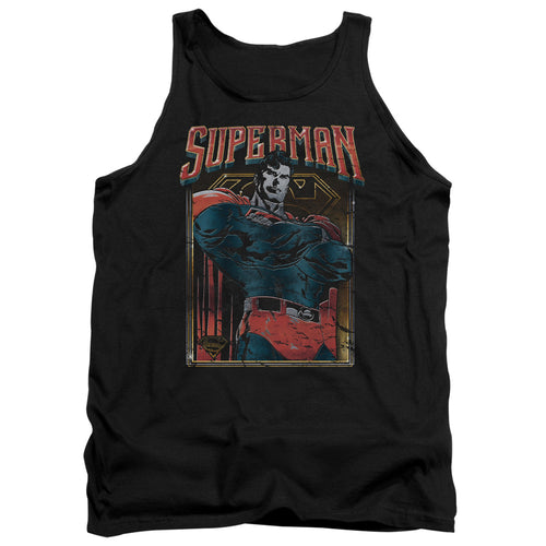 Superman Head Bang Tank Top