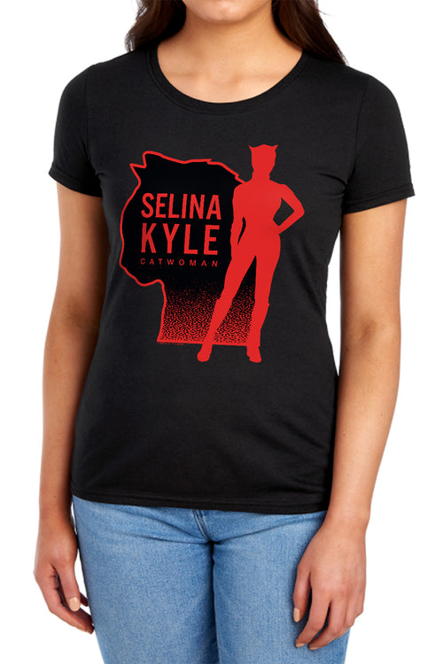 The Batman Selina Kyle Catwoman Womens T-Shirt