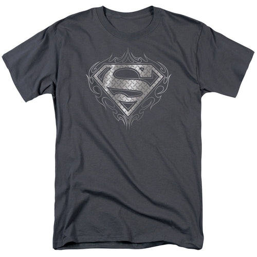 Superman Tribal Steel Logo T-Shirt