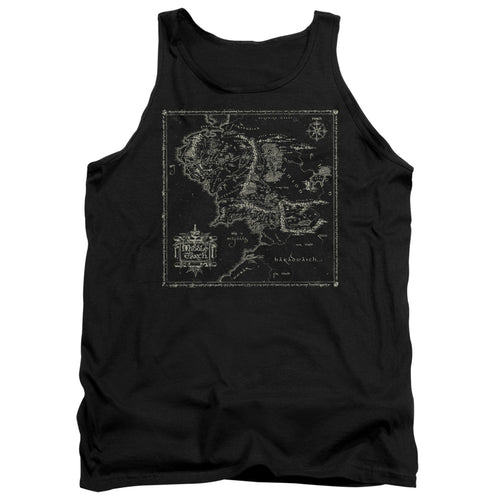 Lord of the Rings Map Of Me Tank Top