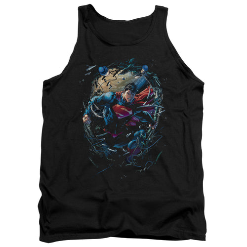 Superman Breaking Space Tank Top