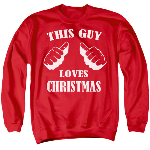 This Guy Loves Christmas Crewneck Sweatshirt