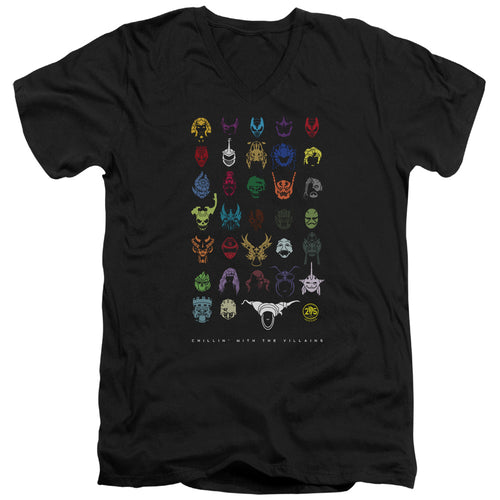 Mighty Morphin Power Rangers Villians V-Neck T-Shirt