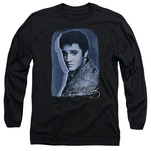 Elvis Presley Overlay Long Sleeve T-Shirt