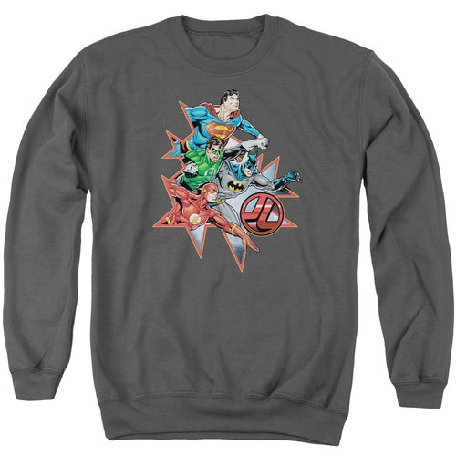 Justice League Starburst Crewneck Sweatshirt