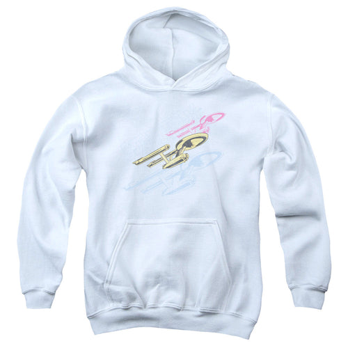 Star Trek Retro Tri Enterprise Youth Hoodie
