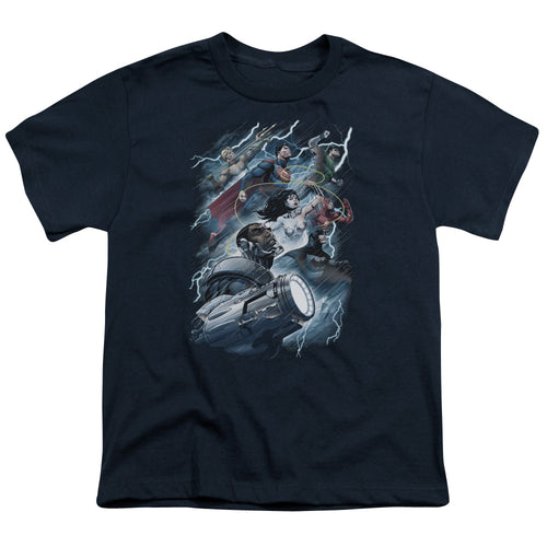 Justice League Ride The Lightening Youth/Toddler T-Shirt