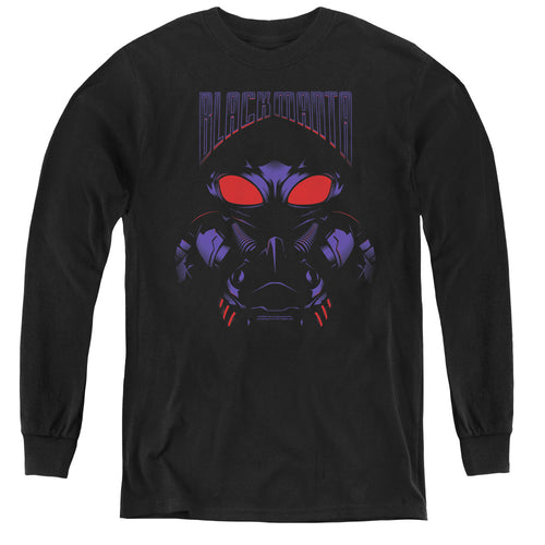 Aquaman Black Manta Youth Long Sleeve T-Shirt