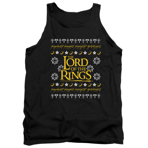 Lord of the Rings Ugly Christmas Logo Tank Top