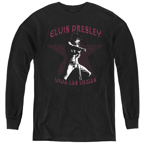 Elvis Presley Viva Las Vegas Star Youth Long Sleeve T-Shirt