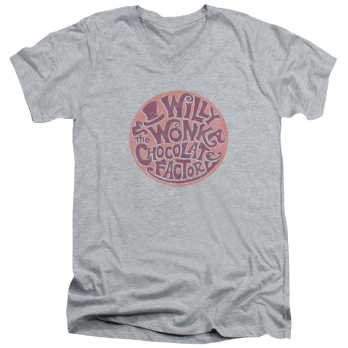 Willy Wonka & the Chocolate Factory Circle Logo V-Neck T-Shirt