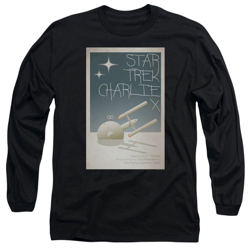 Star Trek Charlie X Black Long Sleeve T-Shirt