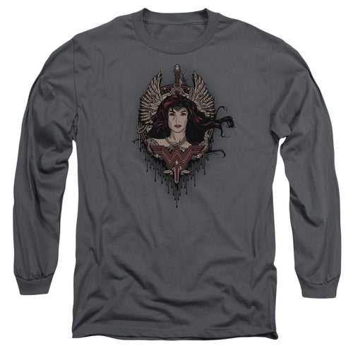 Batman v Superman Winged Goddess Long Sleeve T-Shirt