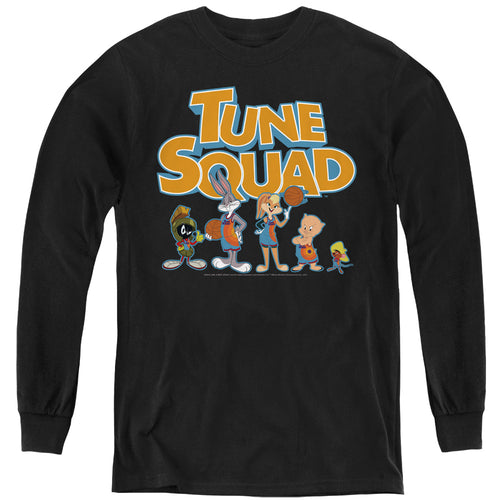 Space Jam Tune Squad Letters Youth Long Sleeve T-Shirt