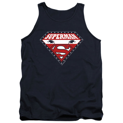 Superman for President Navy Tank Top
