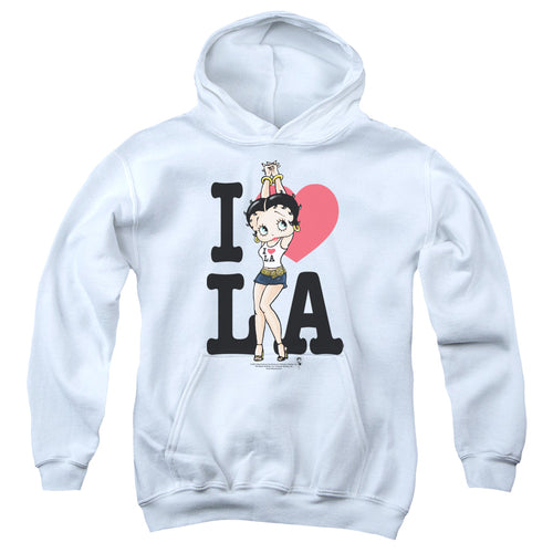 Betty Boop I Heart La Youth Hoodie