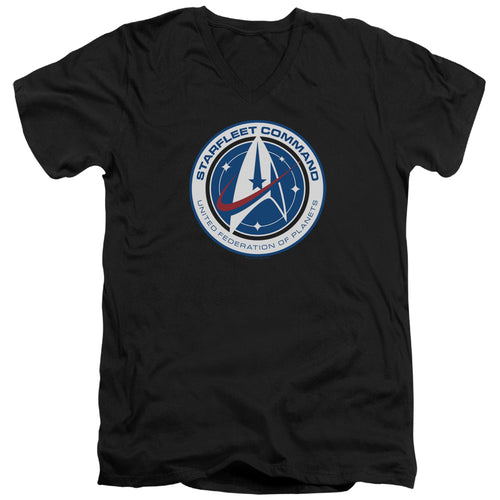 Star Trek Starfleet Command V-Neck T-Shirt