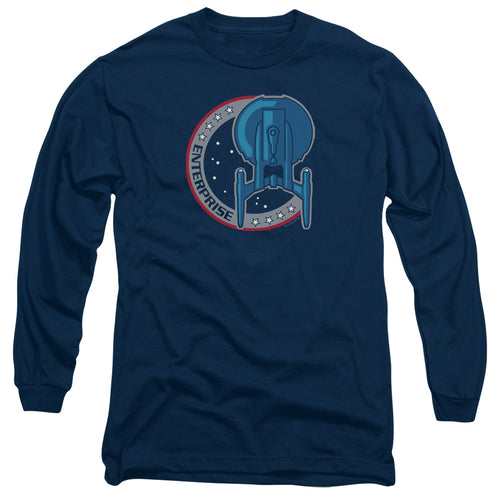Star Trek Enterprise Patch Long Sleeve T-Shirt