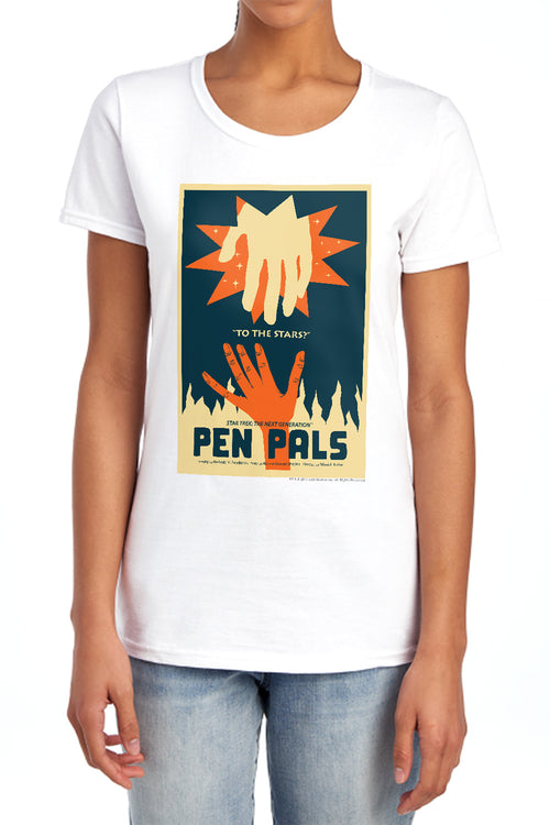 Star Trek Pen Pals Womens T-Shirt
