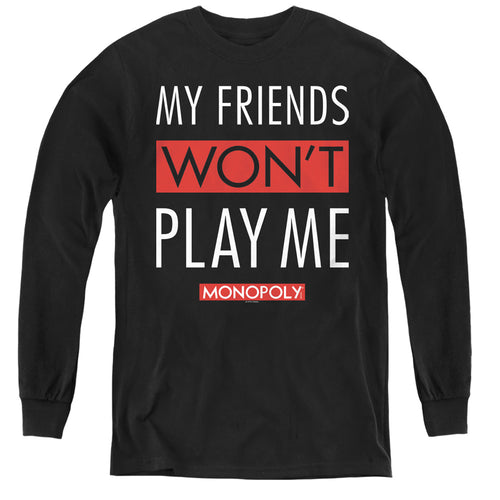 Monopoly My Friends Youth Long Sleeve T-Shirt