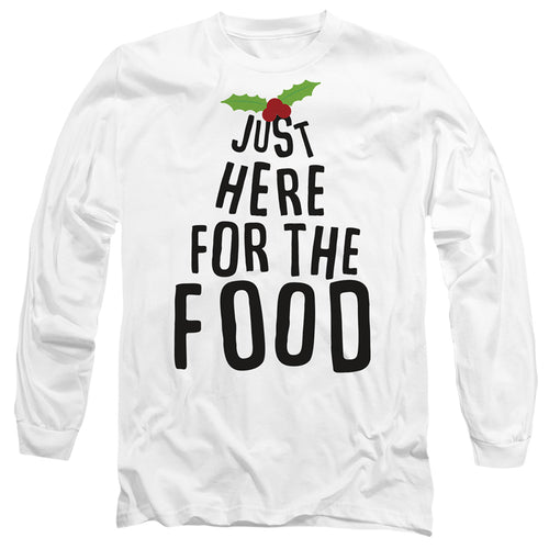 Christmas Just Here for the Food Long Sleeve T-Shirt