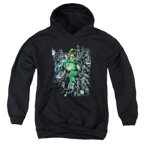 Green Lantern Surrounded By Death Youth Hoodie