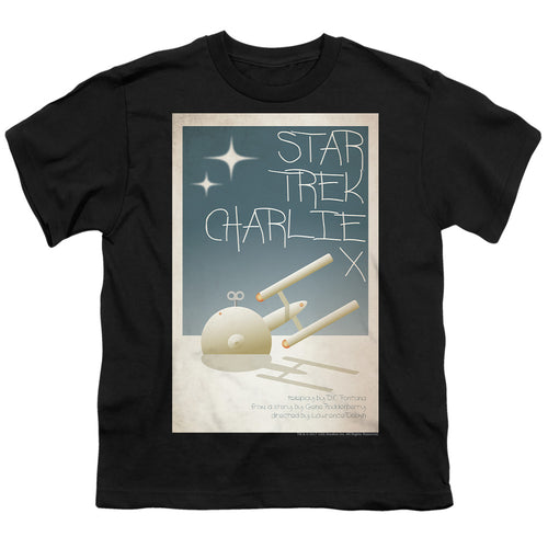 Star Trek Charlie X Black Youth/Toddler T-Shirt