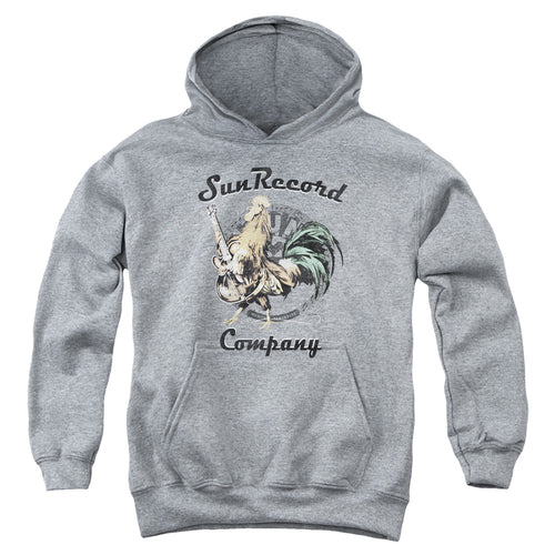 Sun Records Script Rooster Youth Hoodie